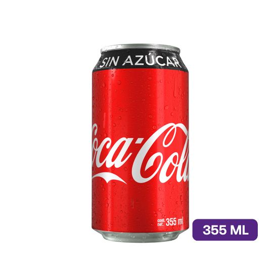 Coca Cola Sin Azucar 355 ml