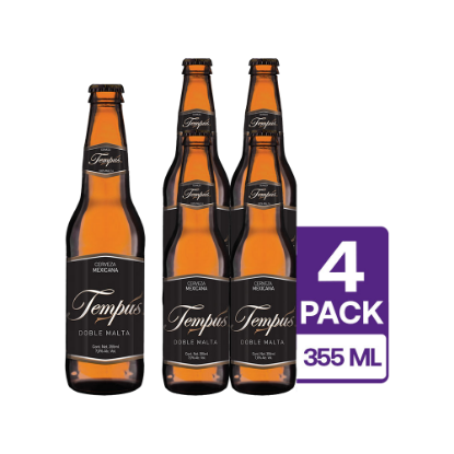 4 Tempus Doble Malta Botella 355 ml