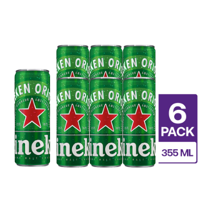 6 Heineken Lata 355 ml