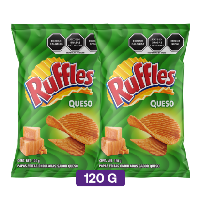 2 Ruffles Queso 120g