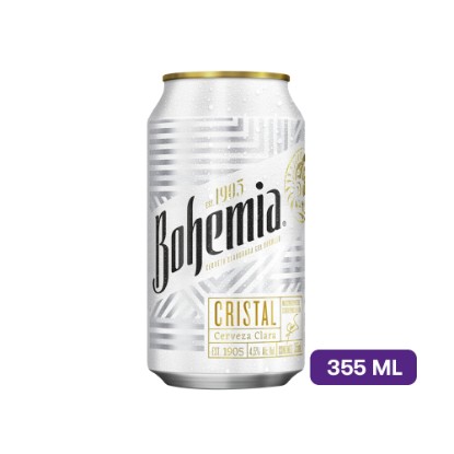 Bohemia Cristal Lata 355 ml