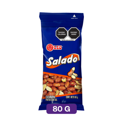 Leo Cacahuates Salados 80 g