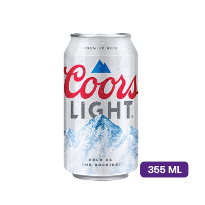Coors Light Lata 355 ml