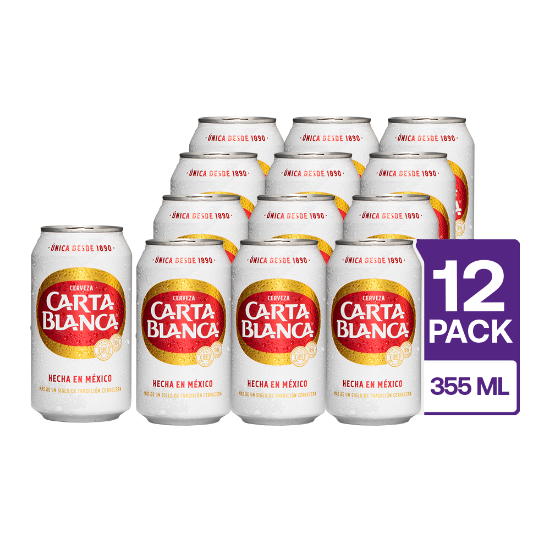 Imagen de 12 Carta Blanca Lata 355 ml