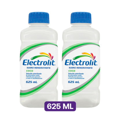 Imagen de 2 Electrolit Coco 625 ml