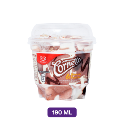 Cornetto Brownie Vainilla 190 g