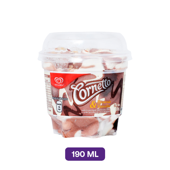 Cornetto Brownie Vainilla 190 g