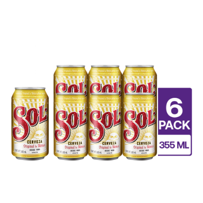 6 Sol Lata 355 ml