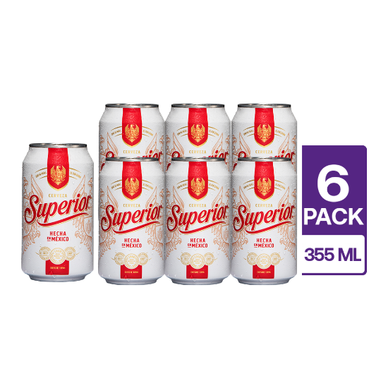 6 Superior Lata 355 ml