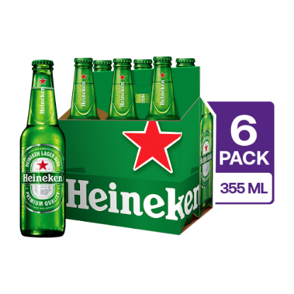 6 Heineken Botella 355 ml