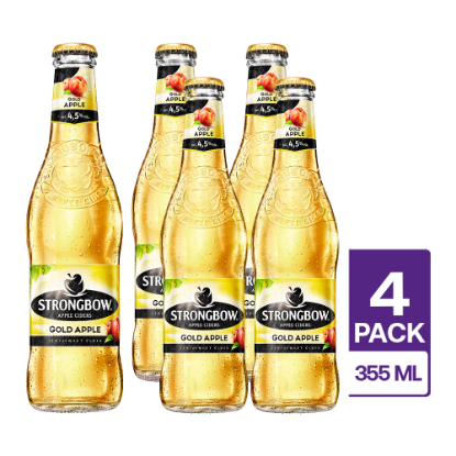 Imagen de 4 Strongbow Gold Apple 355ml