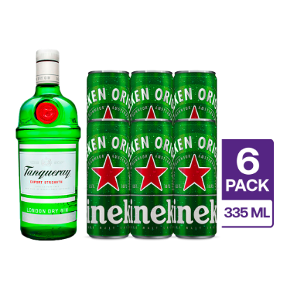 Imagen de 6 Heineken Silver Lata 355 ml 